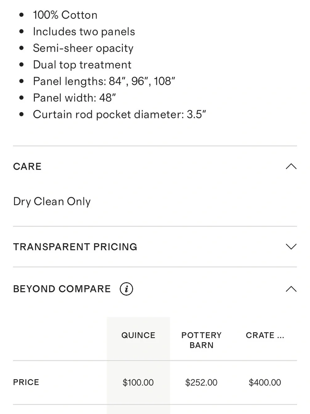 Quince cotton sheer